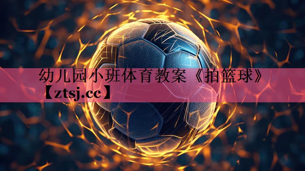 幼儿园小班体育教案《拍篮球》